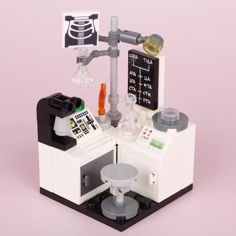 MOC City Laboratory Lab Buildi - Medical Lab Microscope ulasan dan harga