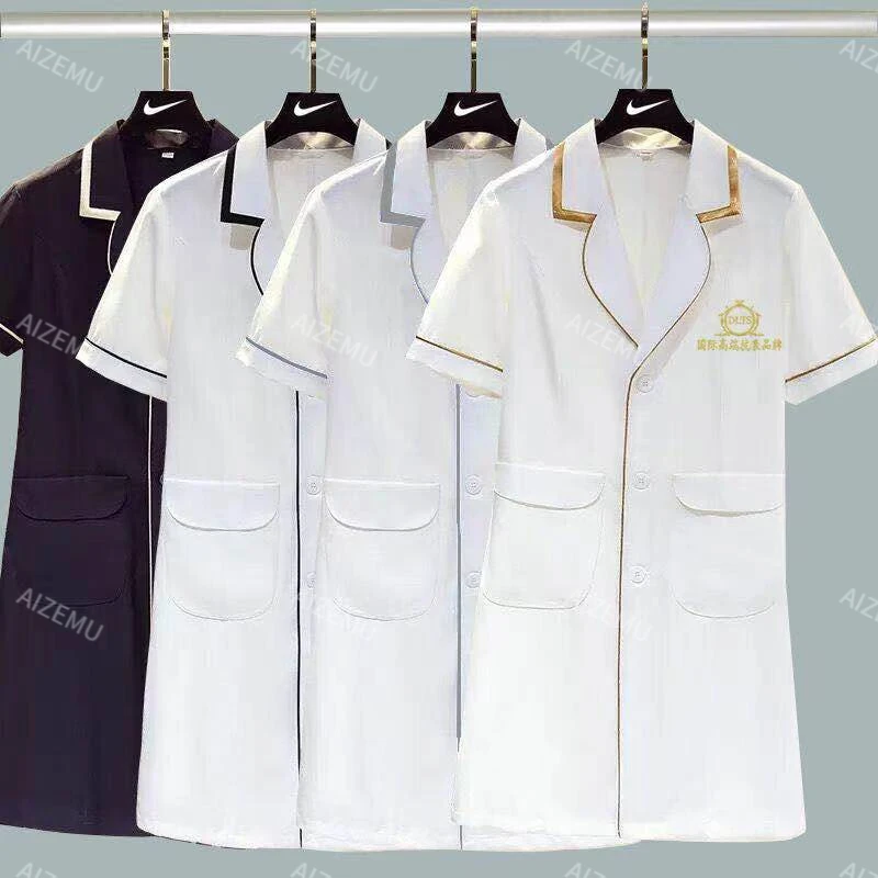 Women spa dress Short-sleeve B - Medical Lab Management ulasan dan harga