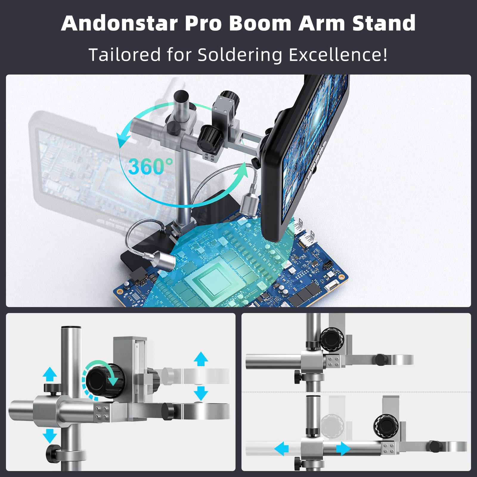 Andonstar AD210S-Pro 4K 60FPS  - Digital Microscope ulasan dan harga