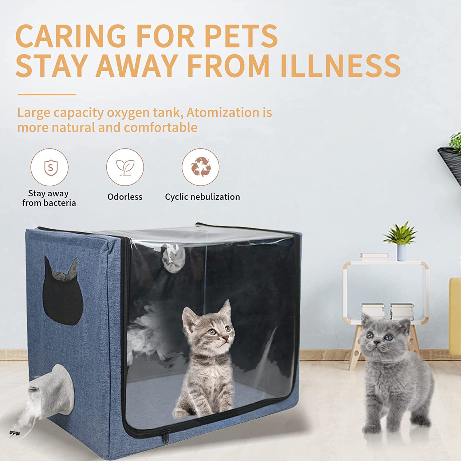 Pet Dog Cat Oxygen ICU Cage 10 - Lab Incubator ulasan dan harga