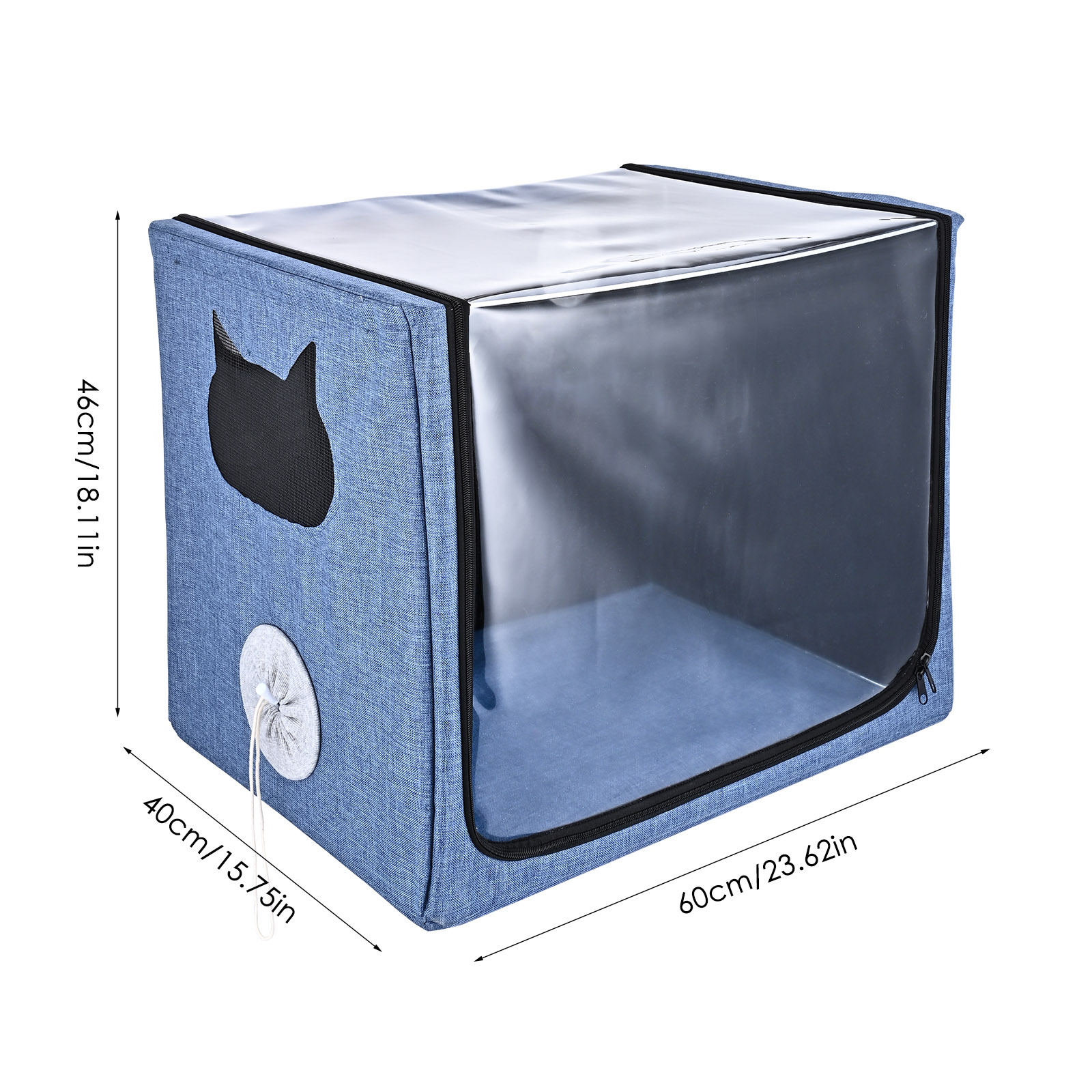 Pet Dog Cat Oxygen ICU Cage 10 - Lab Incubator ulasan dan harga