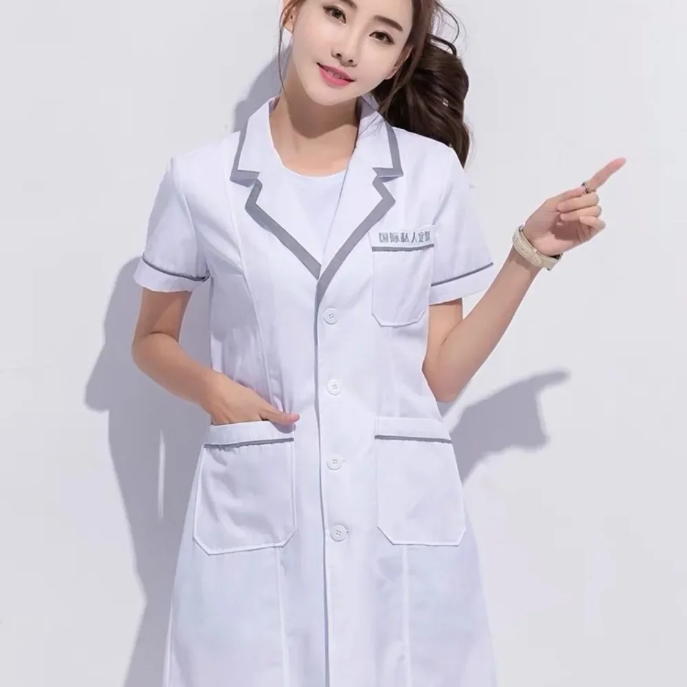 Custom Logo Lapel Beauty Unifo - Medical Lab Management ulasan dan harga