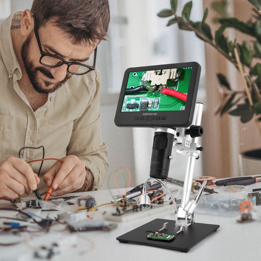 GOOD Andonstar AD249S-M Trinoc - Digital Microscope ulasan dan harga