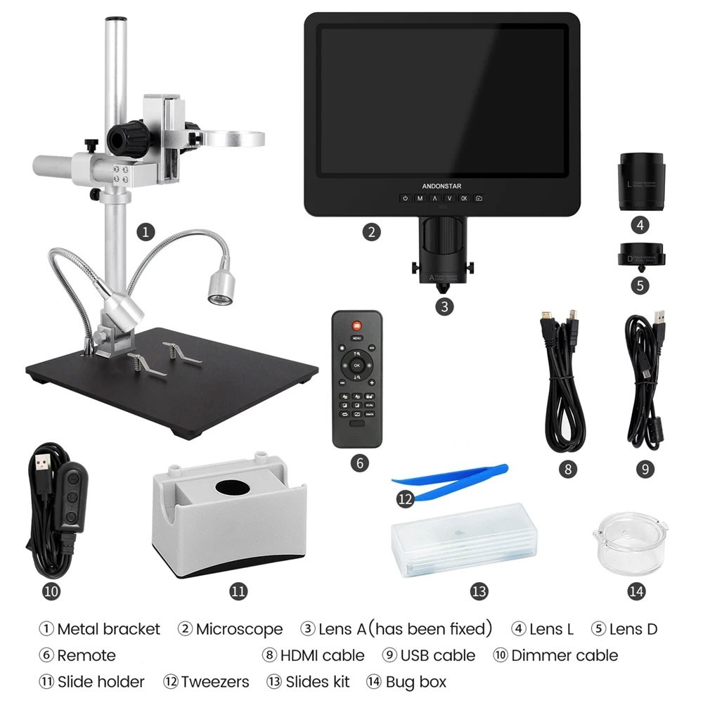 GOOD Andonstar AD249S-M Trinoc - Digital Microscope ulasan dan harga