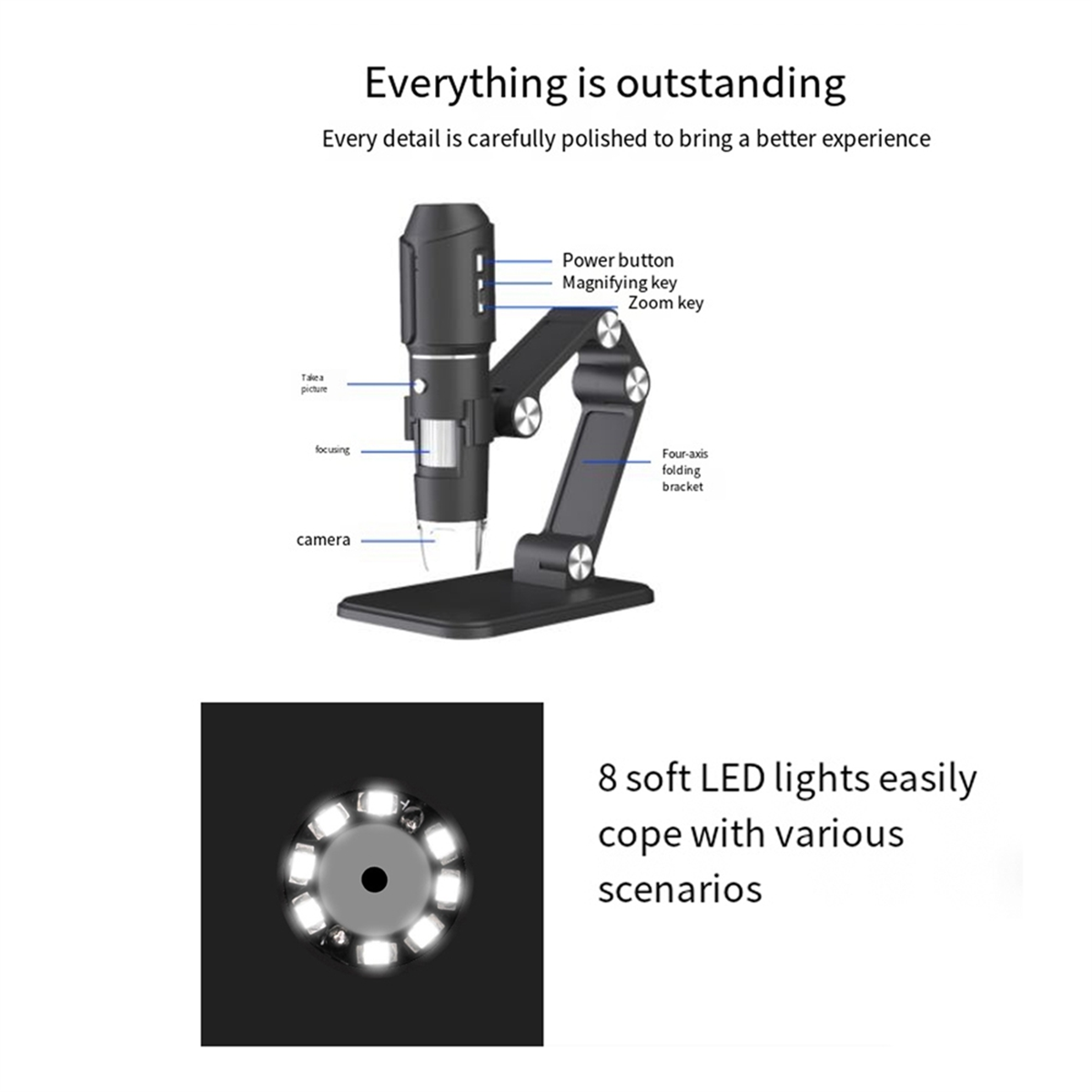 A06K Wireless Microscope,WiFi  - Digital Microscope ulasan dan harga
