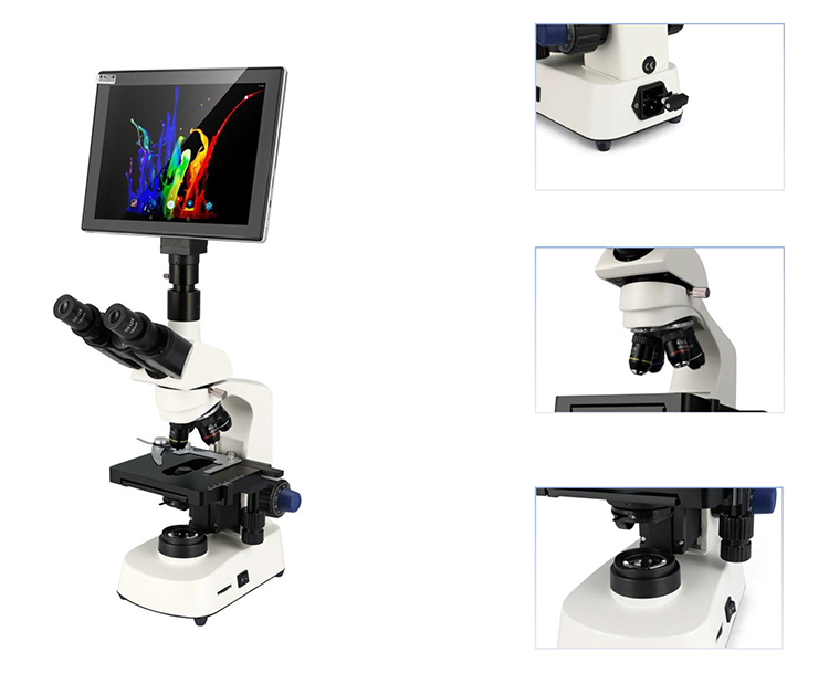 HC-B079A Cheap Microscope Elec - Medical Lab Microscope ulasan dan harga